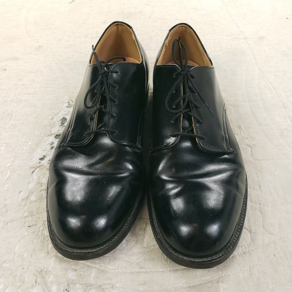 Endicott Johnson Corp Oxford Dress Shoes Service Military Mens Size 9.5 R main image 6